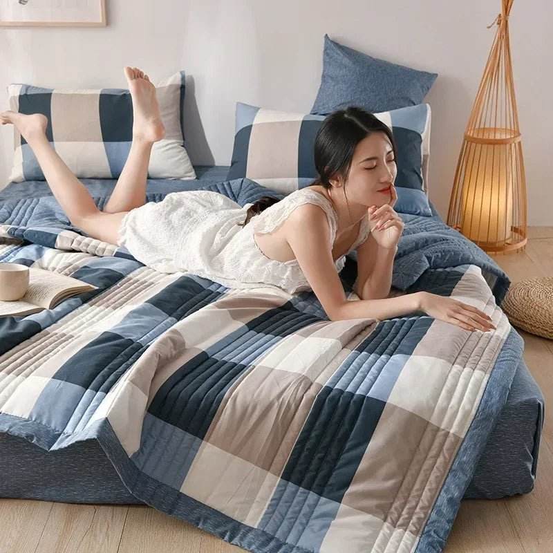 Soft Quilted 3-Piece Polyester Summer Quilt Set - Sleep Galleria