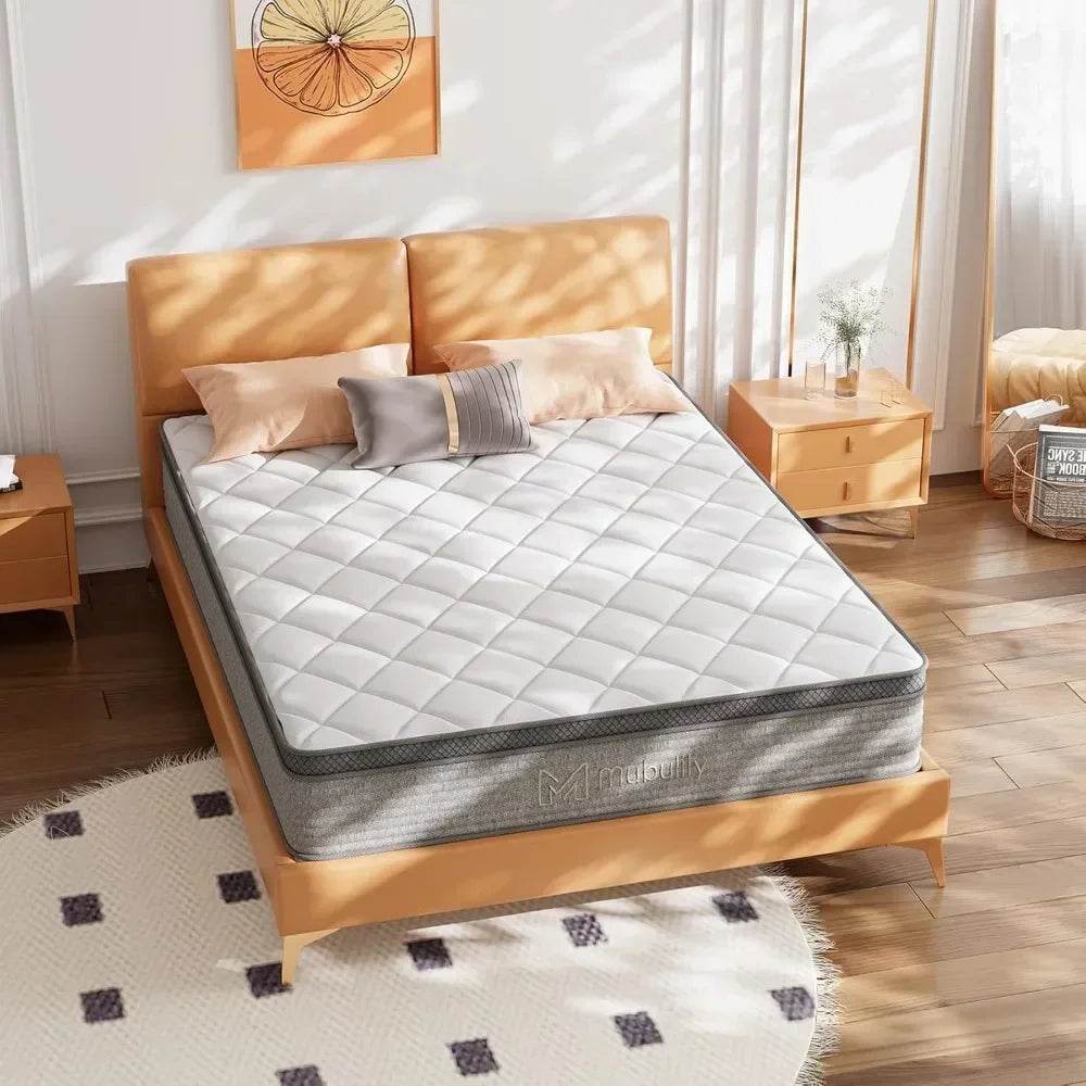 Medium 10-Inch Gel Memory Foam Hybrid Mattress - Omega Lifestyles
