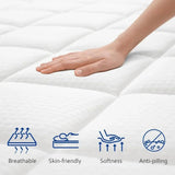 Medium 10-Inch Gel Memory Foam Hybrid Mattress - Omega Lifestyles