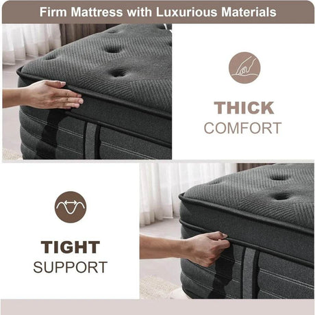 11-Inch Extra Firm Hybrid Mattress - Omega Lifestyles