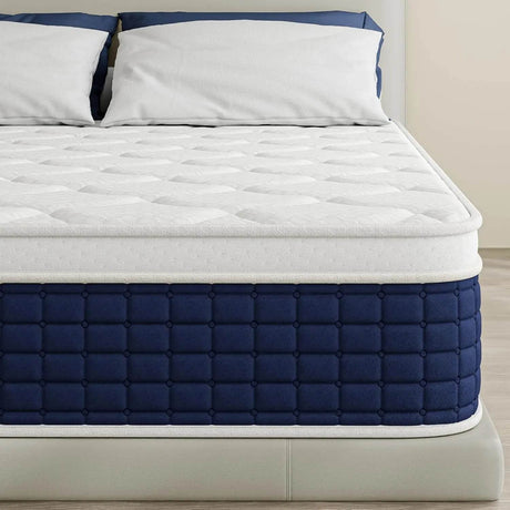 12-Inch Cooling Gel Hybrid Mattress - Omega Lifestyles