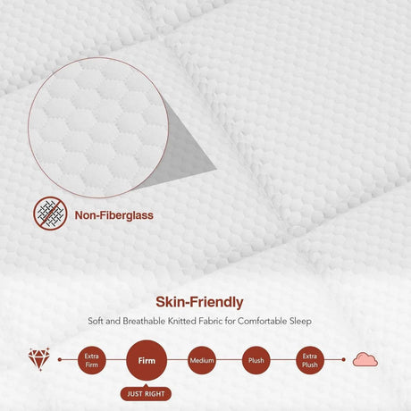 12-Inch Cooling Gel Memory Foam Mattress - Omega Lifestyles
