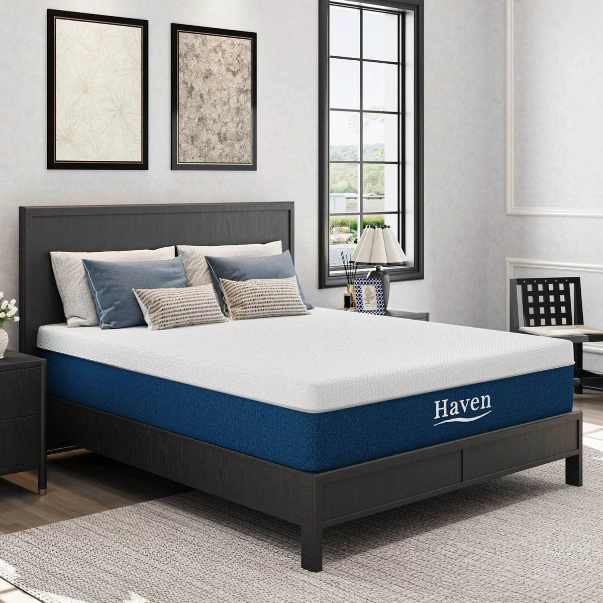 12-Inch Cooling Gel Memory Foam Mattress - Omega Lifestyles