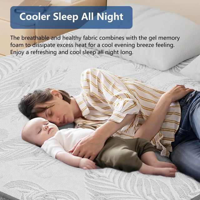 12-Inch Gel Memory Foam Hybrid Mattress - Omega Lifestyles