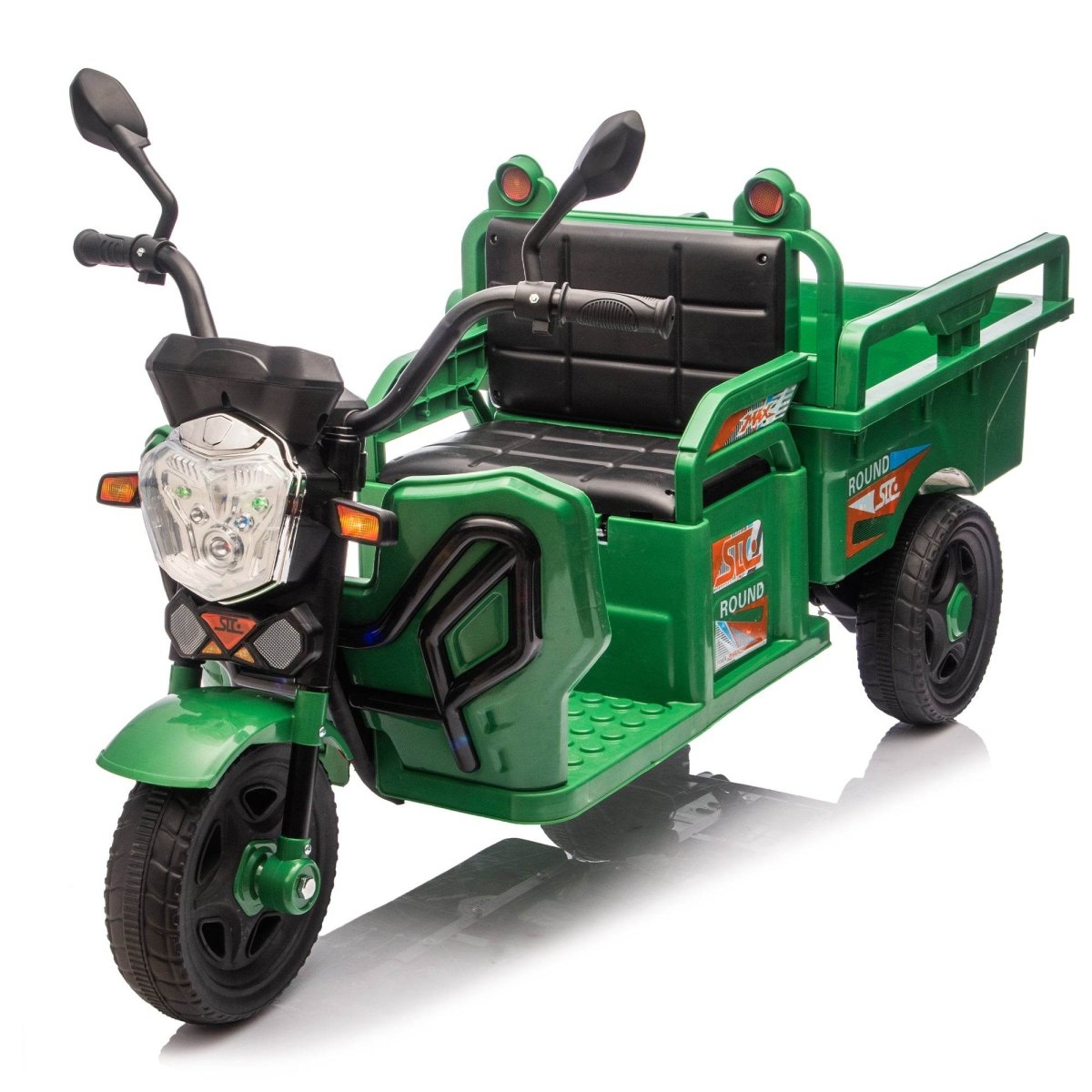 12V Kids Electric 3 - Wheel Ride - On Truck With LED Lights - Zenvia - Omega Lifestyles