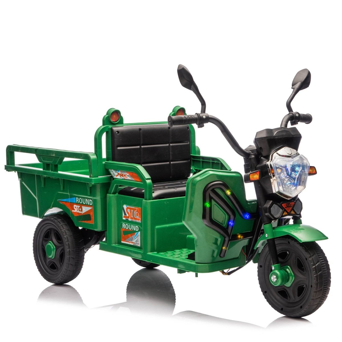 12V Kids Electric 3 - Wheel Ride - On Truck With LED Lights - Zenvia - Omega Lifestyles