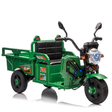 12V Kids Electric 3 - Wheel Ride - On Truck With LED Lights - Zenvia - Omega Lifestyles