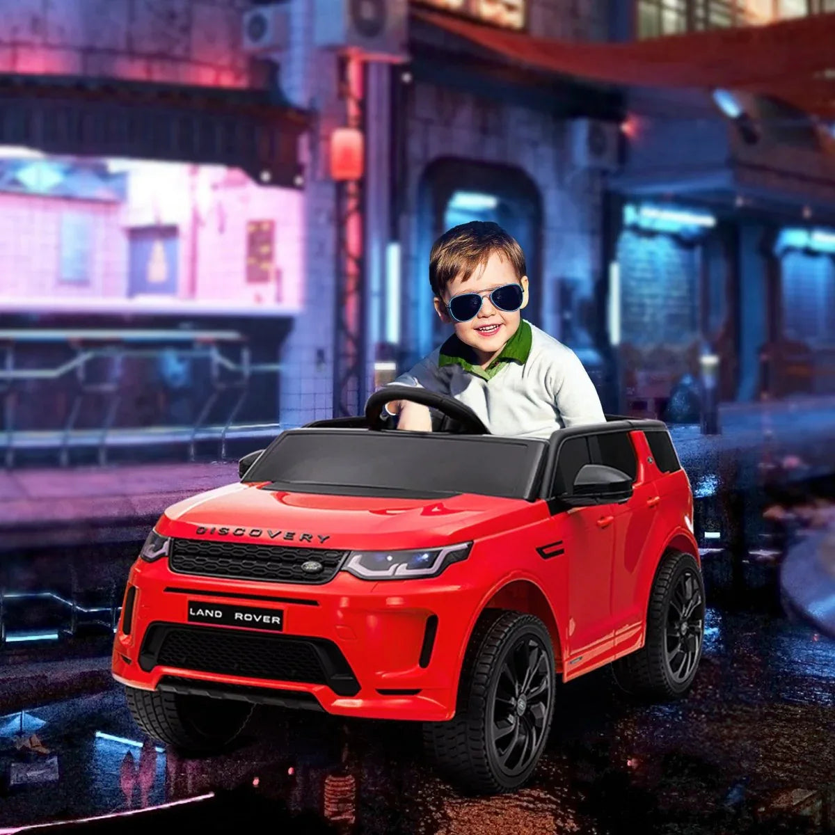 12V Licensed Land Rover Discovery Sport Kids Ride-On Car - Omega Lifestyles