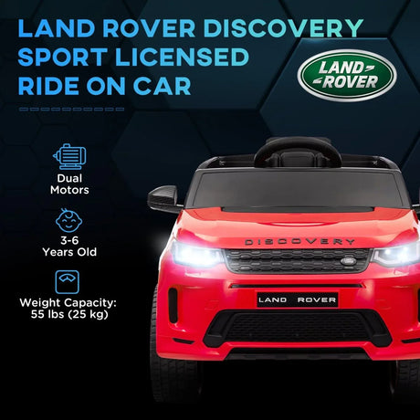 12V Licensed Land Rover Discovery Sport Kids Ride-On Car - Omega Lifestyles