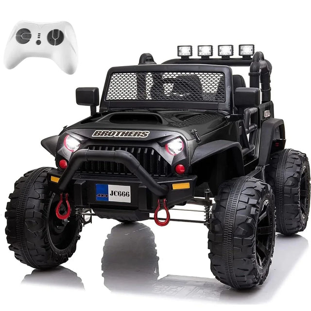 12V Remote Control 2-Seater Kids Electric Ride-On Car - Omega Lifestyles