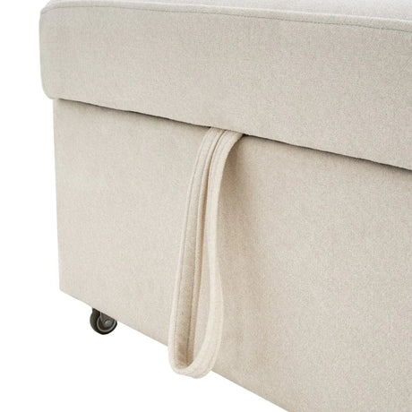 3-in-1 Convertible Cotton Linen Sleeper Sofa Bed - Omega Lifestyles