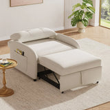 3-in-1 Convertible Cotton Linen Sleeper Sofa Bed - Omega Lifestyles