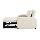 3-in-1 Convertible Cotton Linen Sleeper Sofa Bed - Omega Lifestyles