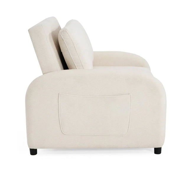 3-in-1 Convertible Cotton Linen Sleeper Sofa Bed - Omega Lifestyles