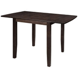 3-Piece Solid Wood Drop Leaf Breakfast Nook Dining Set - Omega Lifestyles