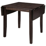 3-Piece Solid Wood Drop Leaf Breakfast Nook Dining Set - Omega Lifestyles