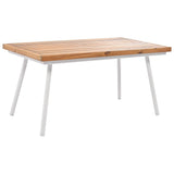 4 - Piece Boho Rope Patio Furniture Set With Acacia Table - Zenvia - Omega Lifestyles