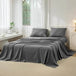 4-Piece Washed Cotton Sheet Set - Omega Lifestyles