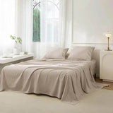 4-Piece Washed Cotton Sheet Set - Omega Lifestyles