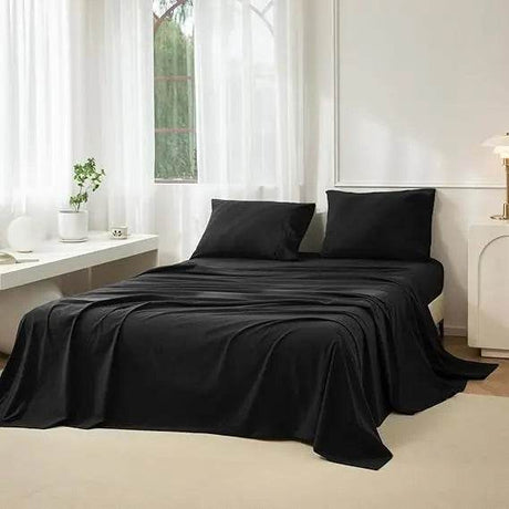 4-Piece Washed Cotton Sheet Set - Omega Lifestyles
