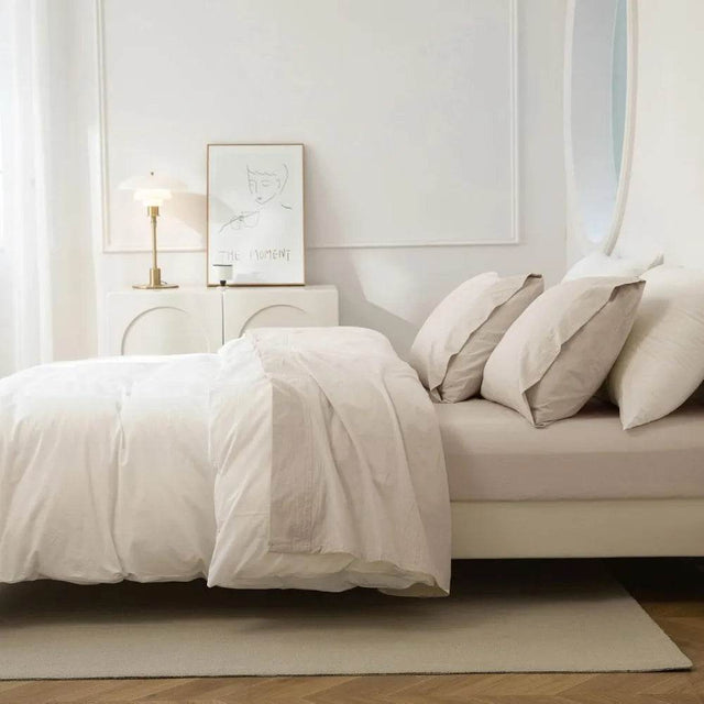 4-Piece Washed Cotton Sheet Set - Omega Lifestyles