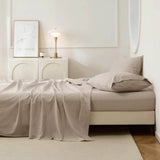 4-Piece Washed Cotton Sheet Set - Omega Lifestyles