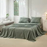 4-Piece Washed Cotton Sheet Set - Omega Lifestyles