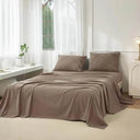 4-Piece Washed Cotton Sheet Set - Omega Lifestyles