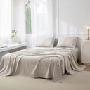 4-Piece Washed Cotton Sheet Set - Omega Lifestyles
