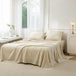 4-Piece Washed Cotton Sheet Set - Omega Lifestyles