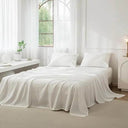 4-Piece Washed Cotton Sheet Set - Omega Lifestyles