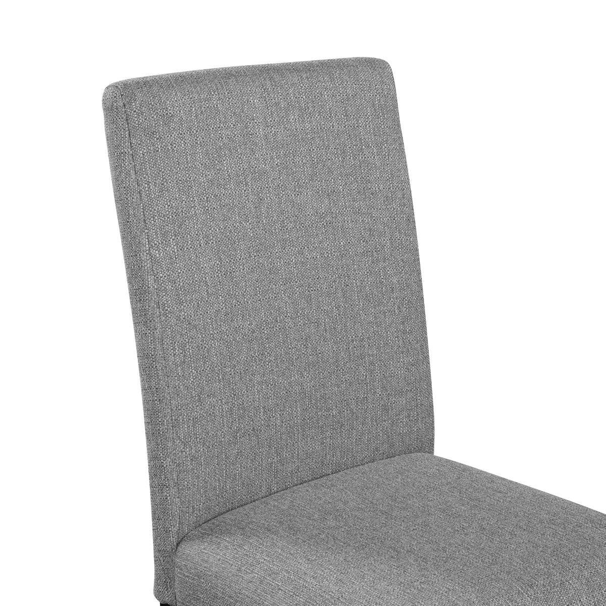 5-Piece Round Solid Wood MDF Dining Table Set With Upholstered Chairs - Omega Lifestyles