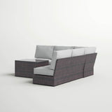 6 - Piece Modular Outdoor Seating Group With Cushions - Zenvia - Omega Lifestyles