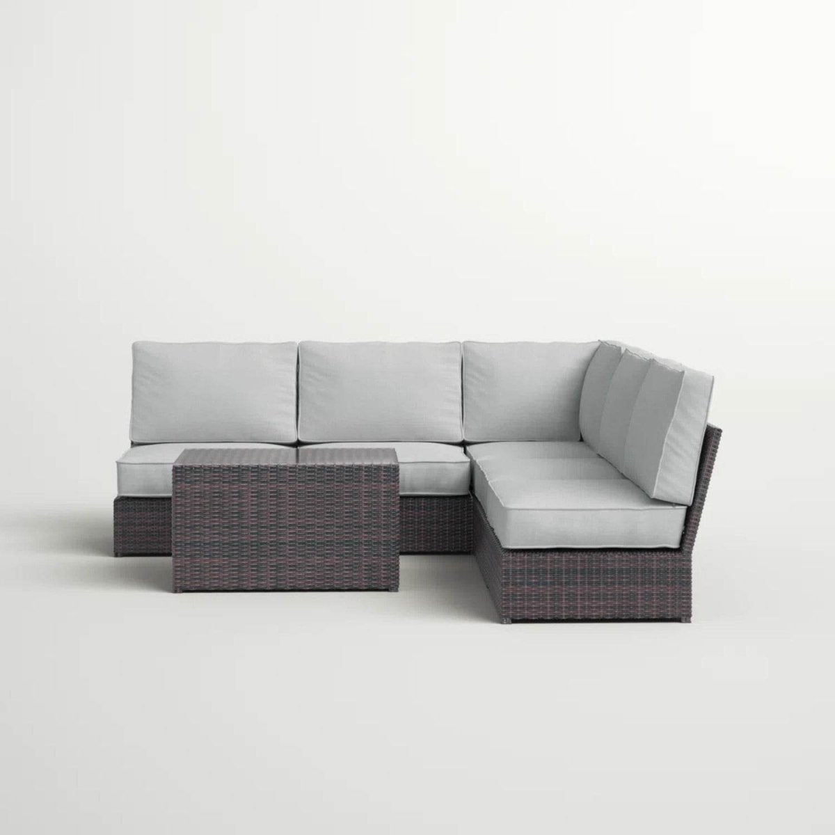 6 - Piece Modular Outdoor Seating Group With Cushions - Zenvia - Omega Lifestyles