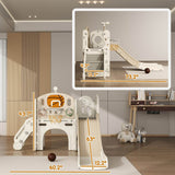 7 - in - 1 Indoor Toddler Slide Playset With Climber - Zenvia - Omega Lifestyles