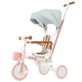 7-in-1 Multifunctional Adjustable Aluminum Baby Tricycle - Omega Lifestyles