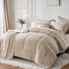 7-Piece Polyester Bedding Comforter Sheet Set - Sleep Galleria
