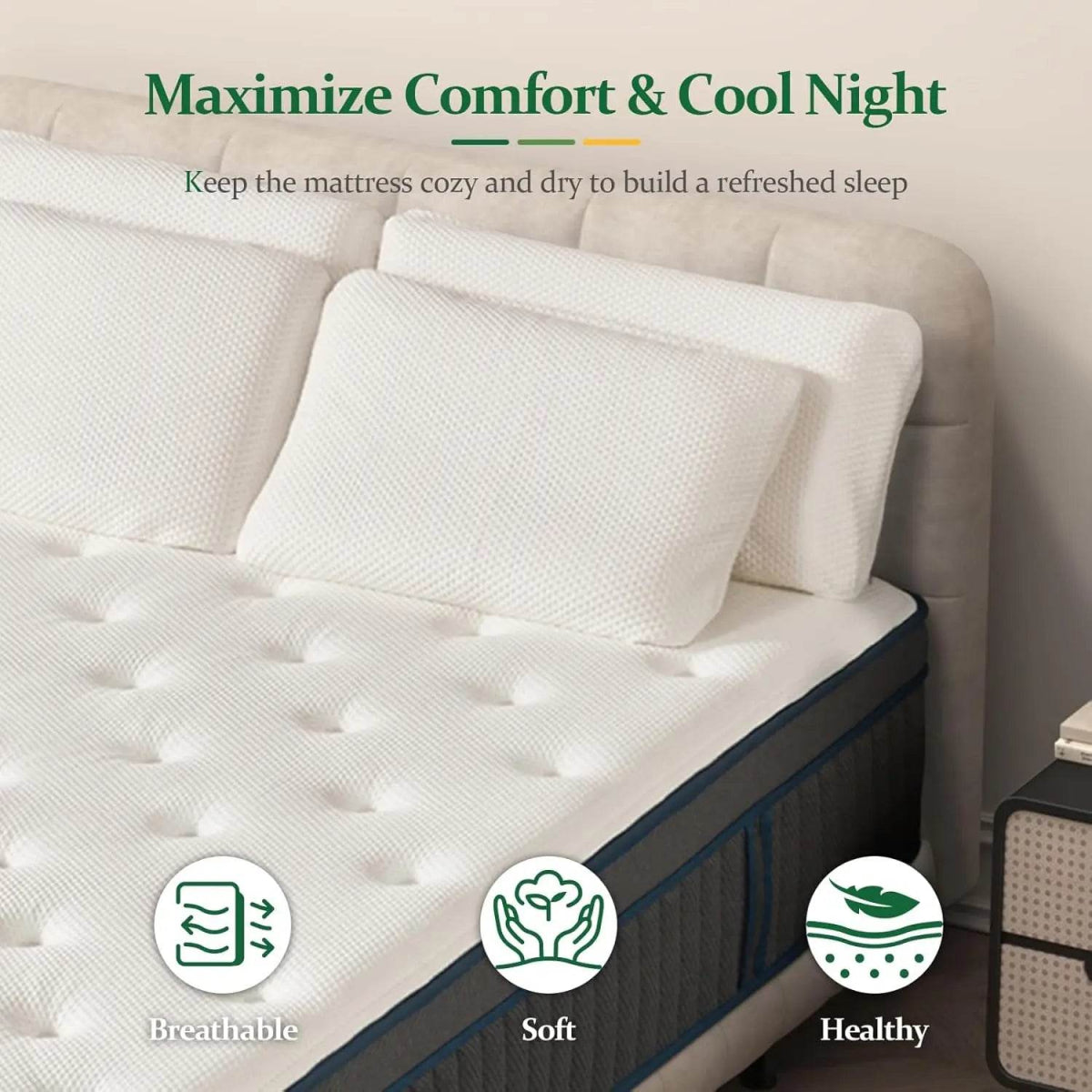 9-Inch Cooling Gel Memory Foam Mattress - Omega Lifestyles