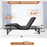 Adjustable Bed Base Frame With Wireless Remote Control - Omega Lifestyles