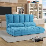 Adjustable Multi - Position Fabric Chaise Lounge Sofa Bed - Zenvia - Omega Lifestyles