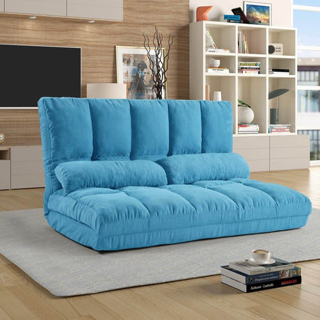Adjustable Multi - Position Fabric Chaise Lounge Sofa Bed - Zenvia - Omega Lifestyles