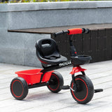 Adjustable Steel Frame Toddler Tricycle With Basket - Zenvia - Omega Lifestyles