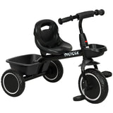 Adjustable Steel Frame Toddler Tricycle With Storage Basket - Omega Lifestyles