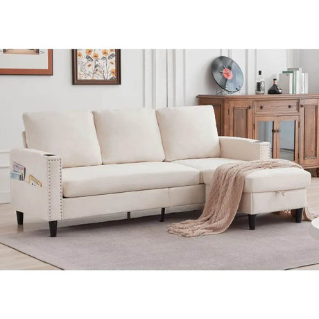Convertible Three-Seater Sectional Sofa - Omega Lifestyles