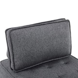 Dark Grey Linen Modular Spliceable Wooden Frame Sofa - Omega Lifestyles