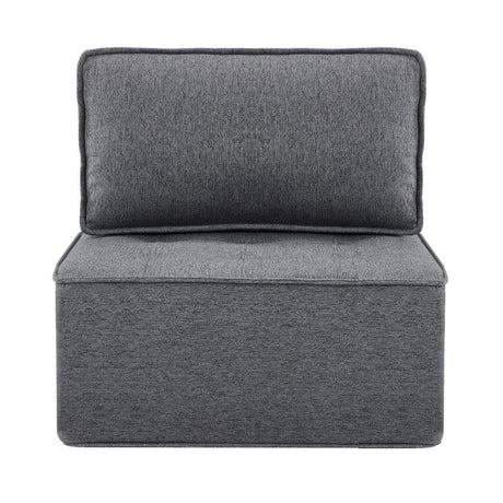Dark Grey Linen Modular Spliceable Wooden Frame Sofa - Omega Lifestyles