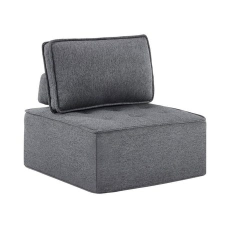 Dark Grey Linen Modular Spliceable Wooden Frame Sofa - Omega Lifestyles