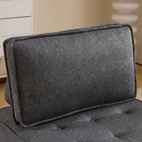 Dark Grey Linen Modular Spliceable Wooden Frame Sofa - Omega Lifestyles