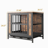 Decorative Small Dog Crate Furniture With Double Doors - Sleep Galleria