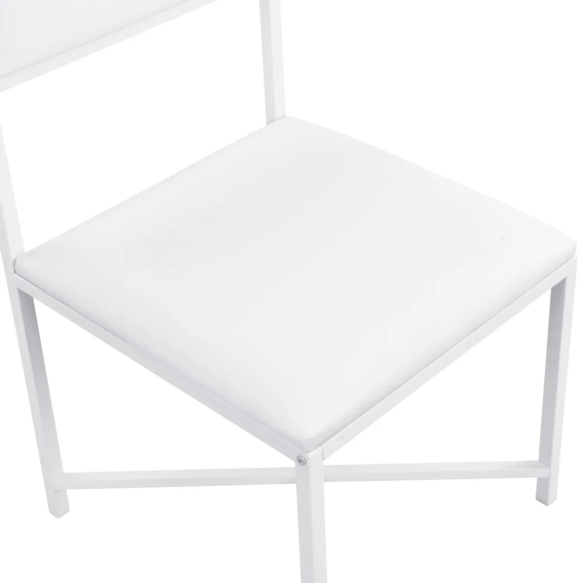 Extendable 5-Piece MDF Metal Dining Table Set With Chairs - Omega Lifestyles